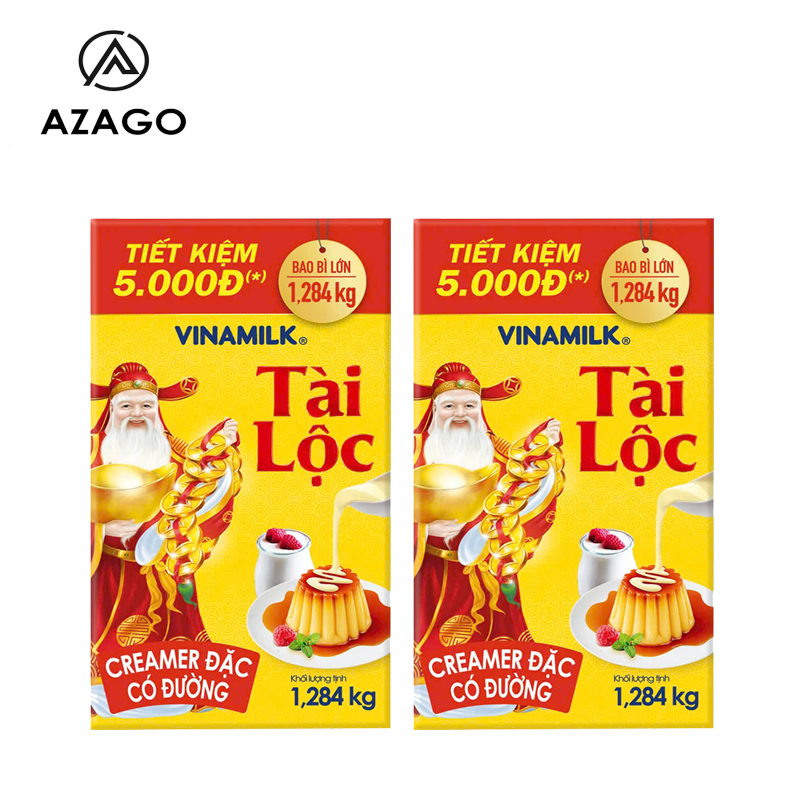 Combo 02 hộp Sữa đặc Vinamilk Tài Lộc 1284g - AZAGO