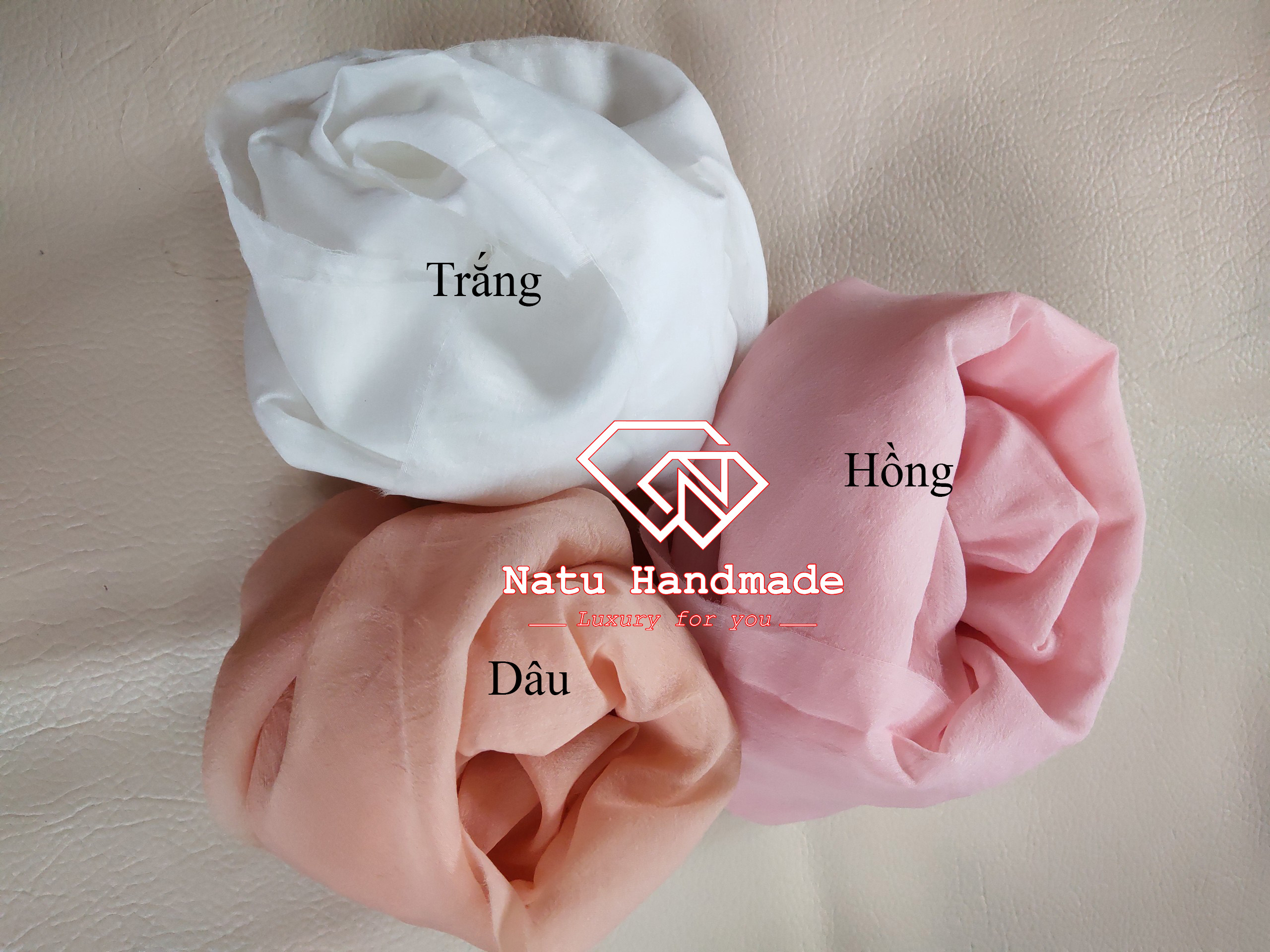 Vải xước Hàn Quốc - Chất liệu thời trang, nguyên liệu làm hoa cài áo