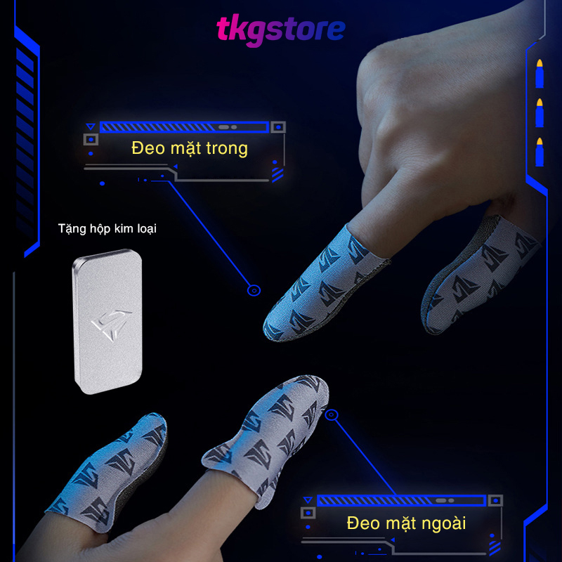 Găng tay cảm ứng chơi game Mobile - Chống mồ hôi tay, tăng độ nhạy cảm ứng