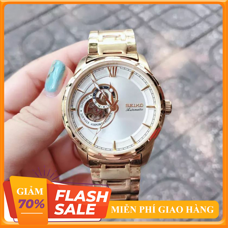 Đồng hồ cơ nam seiko automatic - bào hành 12 tháng
