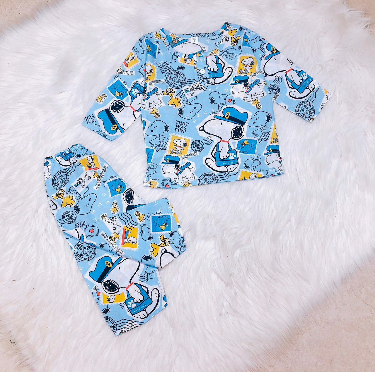 Bộ quần áo dài tay bé trai quần dài cài 2 nút trước/ Size 4-L cho bé 8-38kg/ Chất tole 2 da loại 1, hàng gia công tại shop