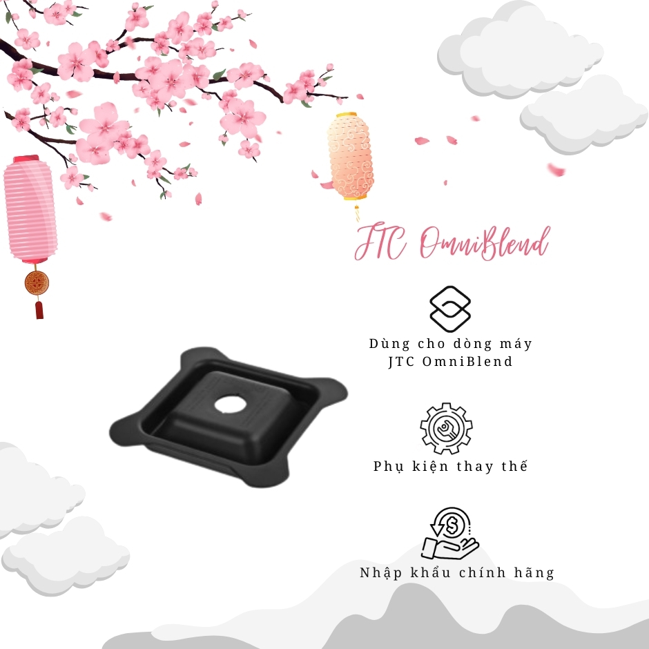 Nắp cối 1.5 lít máy xay sinh tố công nghiệp JTC Omniblend - HÀNG NHẬP KHẨU