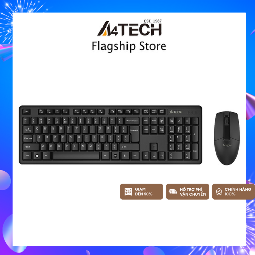 Combo Keyboard + Mouse Wireless A4TECH