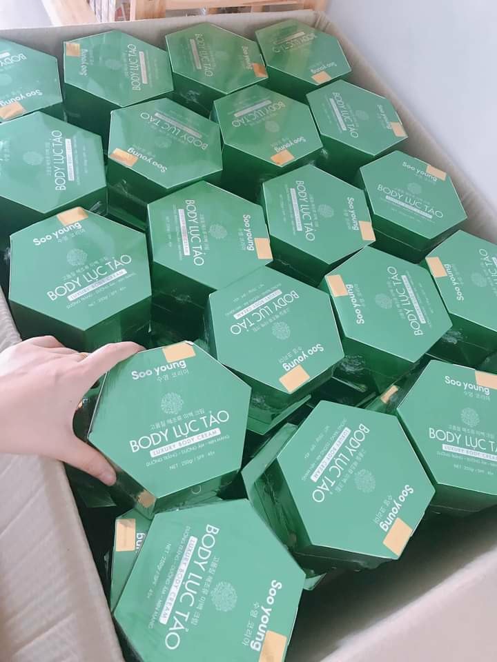 [Chính Hãng] Kem Body Lục Tảo SOO YOUNG KOREA - 250 Gram - Dưỡng Da, Nâng Tone Thần Tốc, Gúp Da Đàn Hồi