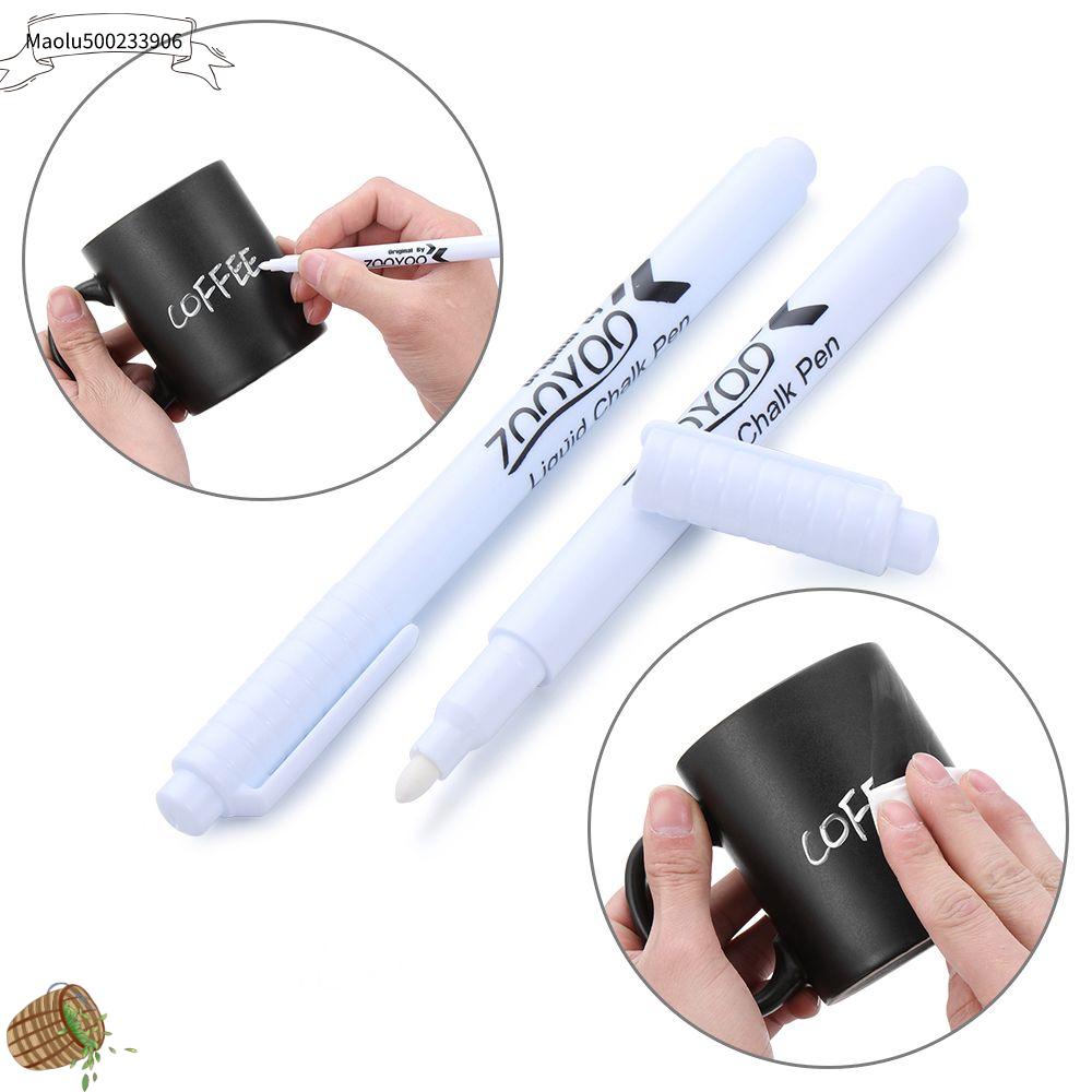 1/5/10 chiếc bút viết bảng đen cửa sổ bằng nhựa kim loại bút đánh dấu bảng đen màu trắng phấn dạng chất lỏng