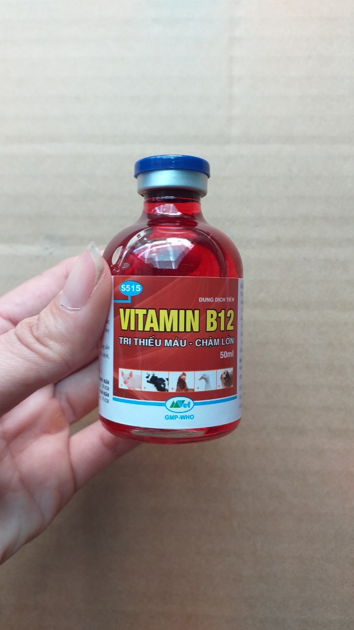 Chế phẩm Vitamin B12 phân bón giải độc cho cây - chai 50ml, 100ml