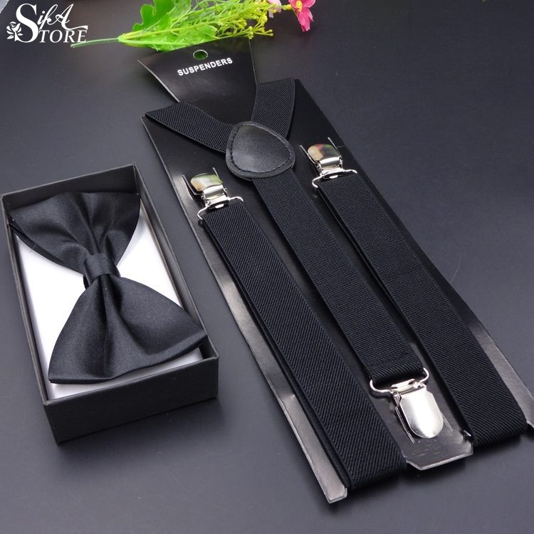 Combo Dây Đai Quần Chữ Y Kèm Nơ Cổ Thời Trang Hàn Quốc