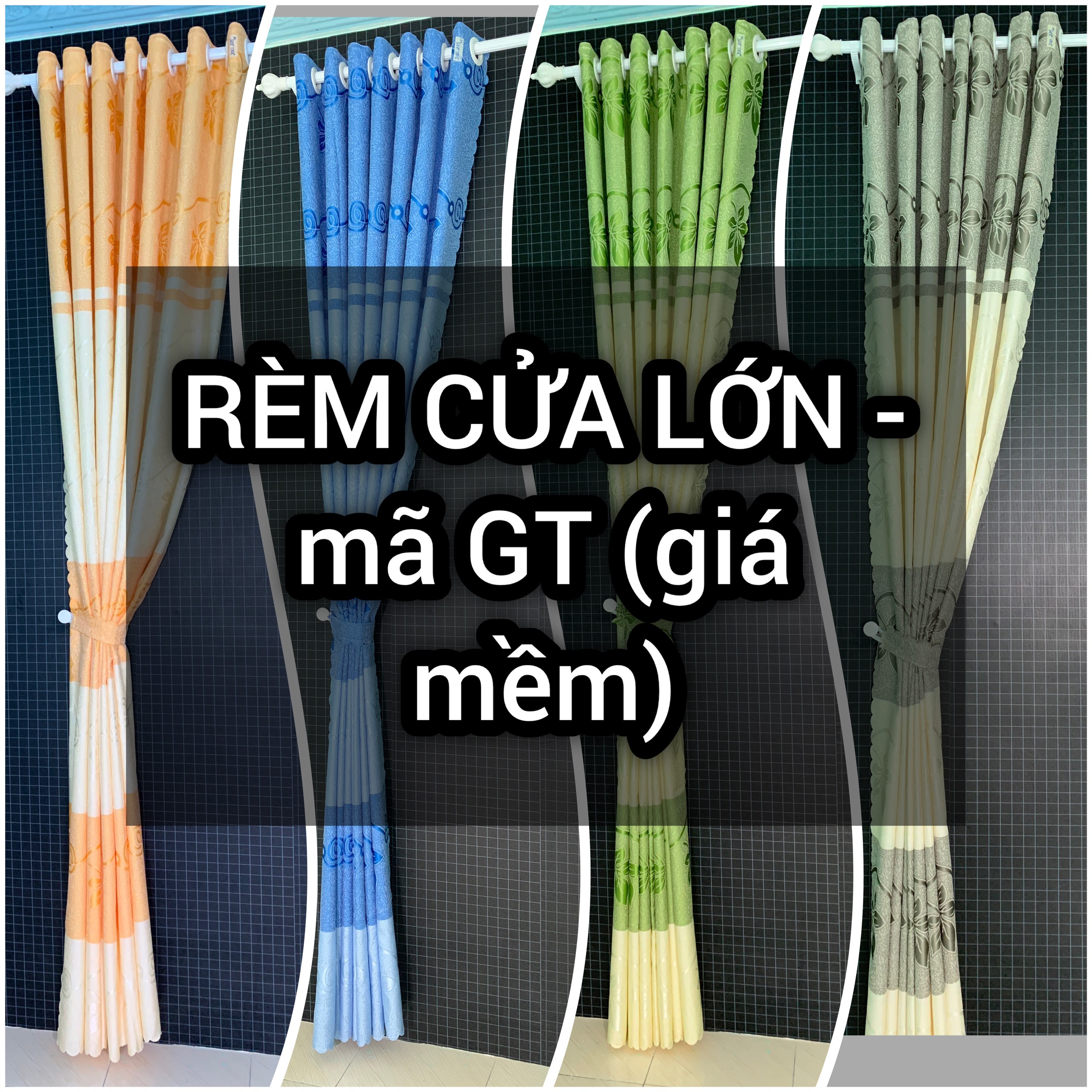 Rèm cửa lớn - mã gt