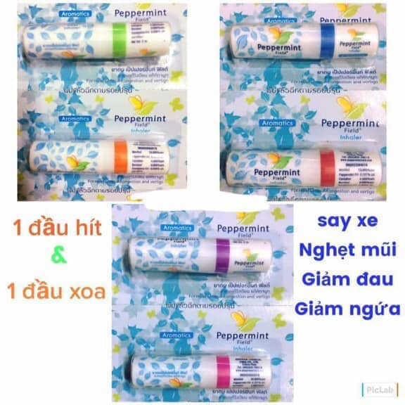 Ống hít thông mũi peppermint thái lan
