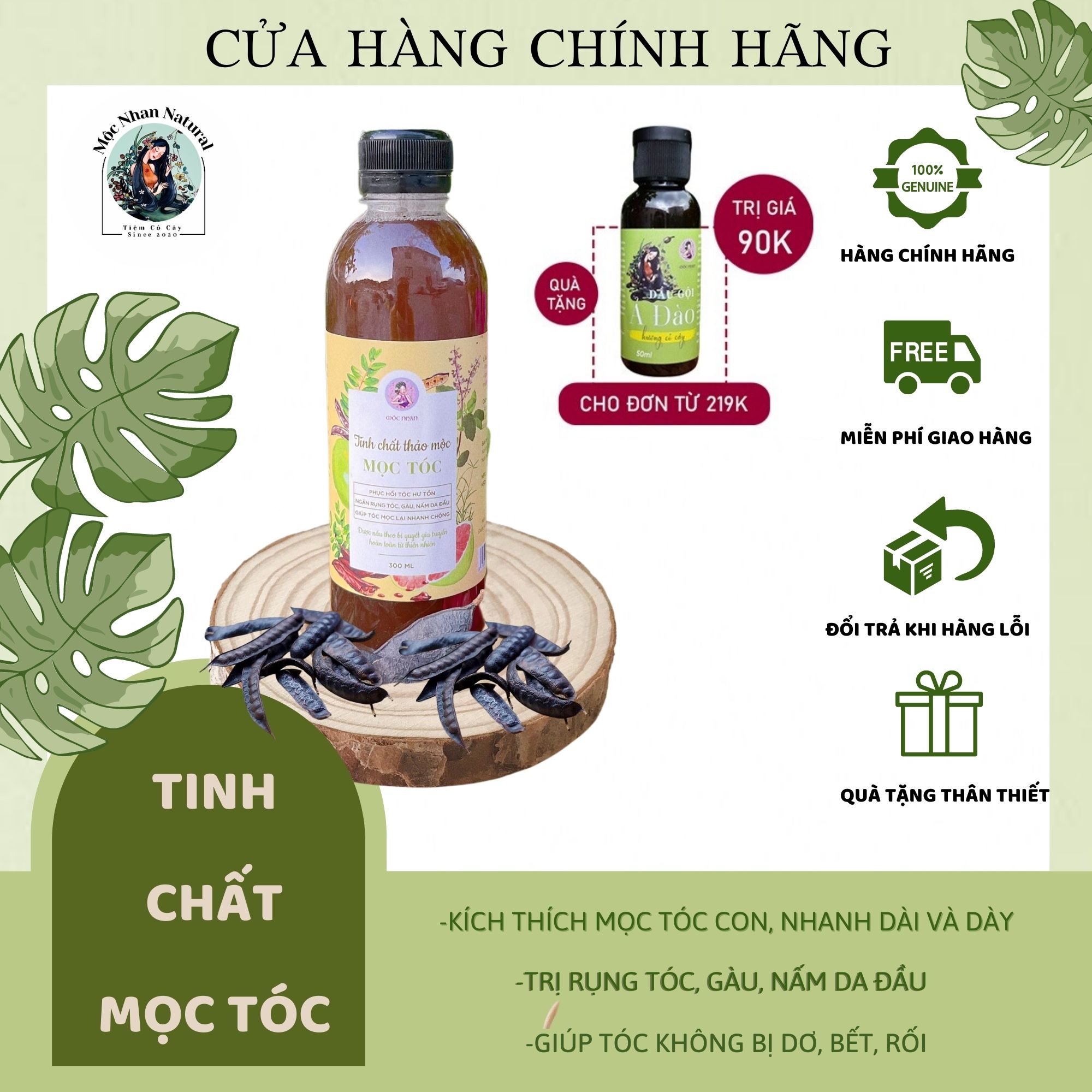 Tinh chất thảo mộc mọc tóc Mộc Nhan