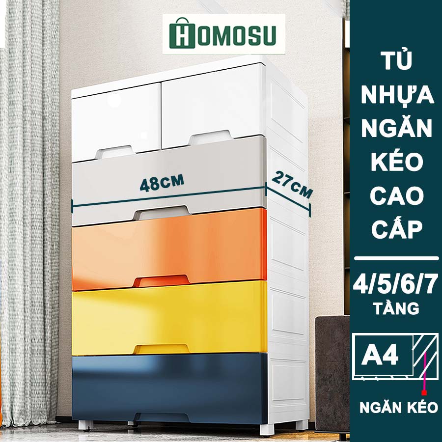 Tủ Nhựa Đựng Quần Áo, Tủ Nhựa Đựng Đồ Cho Bé Nhiều Màu TUN-010