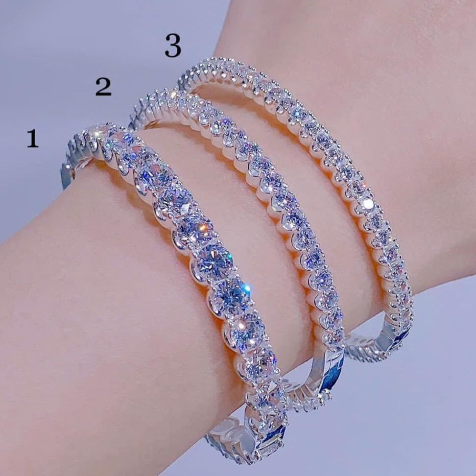 Lắc tay nữ đẹp, lắc tay ngọc trai, vòng tay nữ dễ thương, lắc pha lê, lắc tay kim cương cao cấp, lắc tay vàng 24k, trang sức cưới, nữ trang vàng, vòng tay bạc Ý mạ vàng trắng thời trang Trang Sức Gado V0347 - CAM KẾT KHÔNG ĐEN