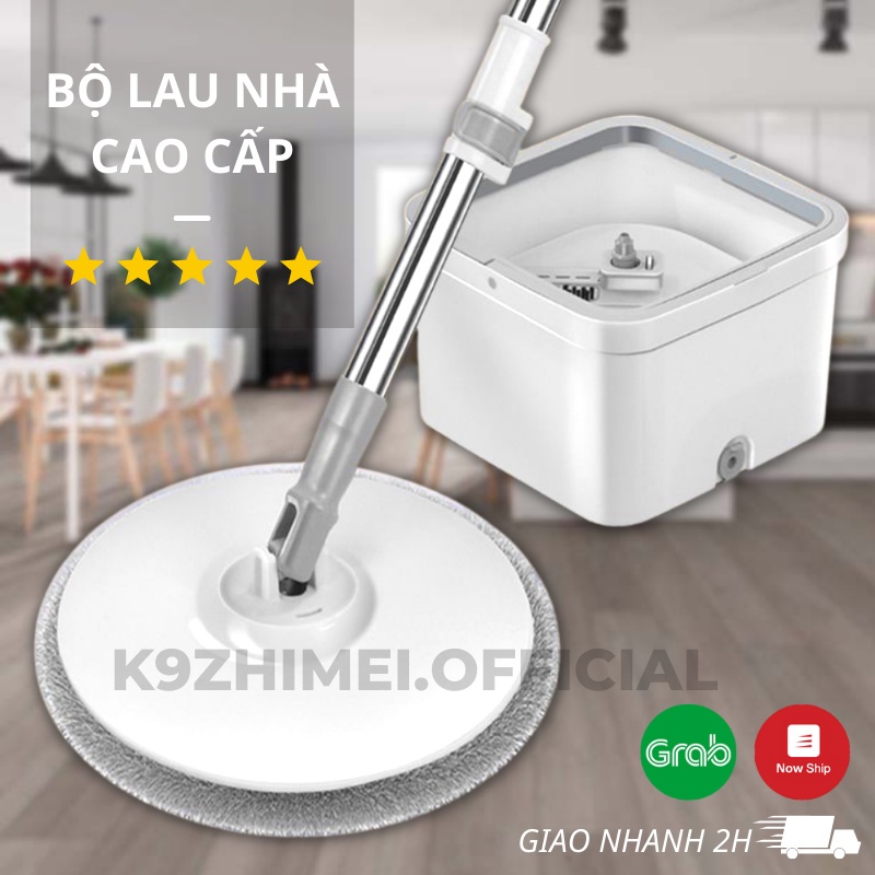 Cây Lau Nhà Tự Vắt Thông Minh Chổi Lau Nhà Tách Nước Bẩn 360 Độ Cao Cấp Bộ Lau Nhà Thế Hệ Mới