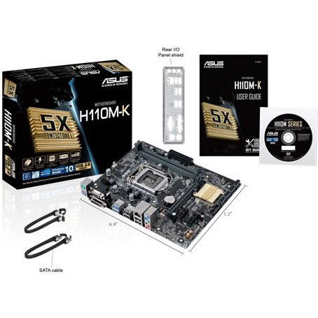 Bo mạch chủ mainboard asus h110m-k hàng chính hãng