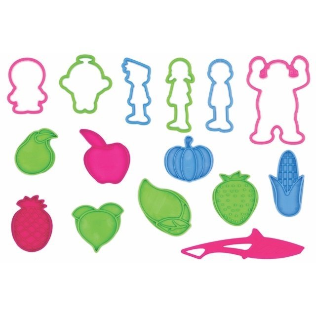 Khuôn Doremon và Rau Củ Quả chơi bột nặn đất nặn an toàn Tedu