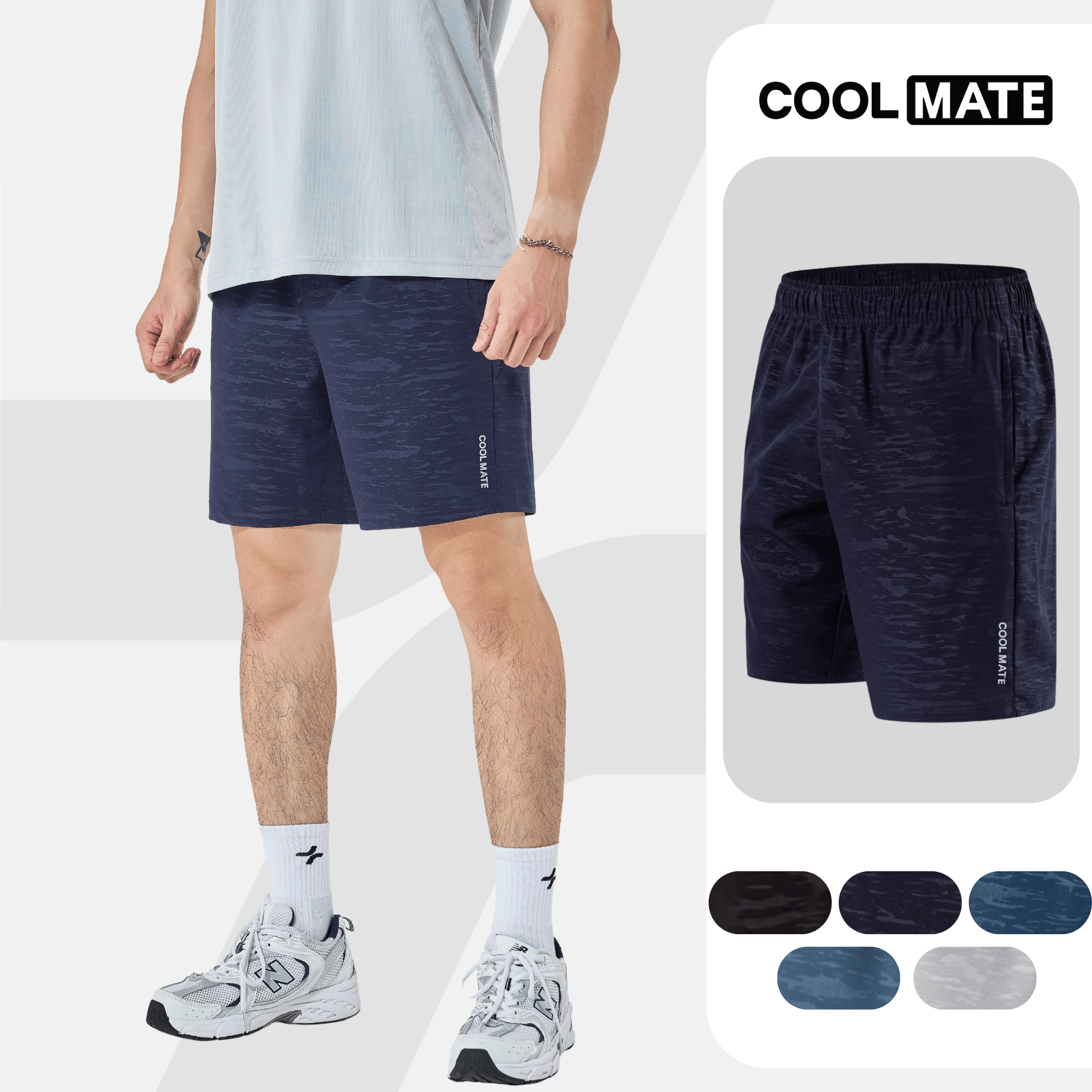 COOLMATE - Quần đùi nam thể thao Ultra Pro - thoải mái vận động