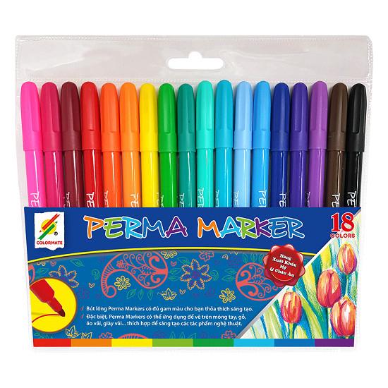 Bộ 18 cây bút lông perma markers