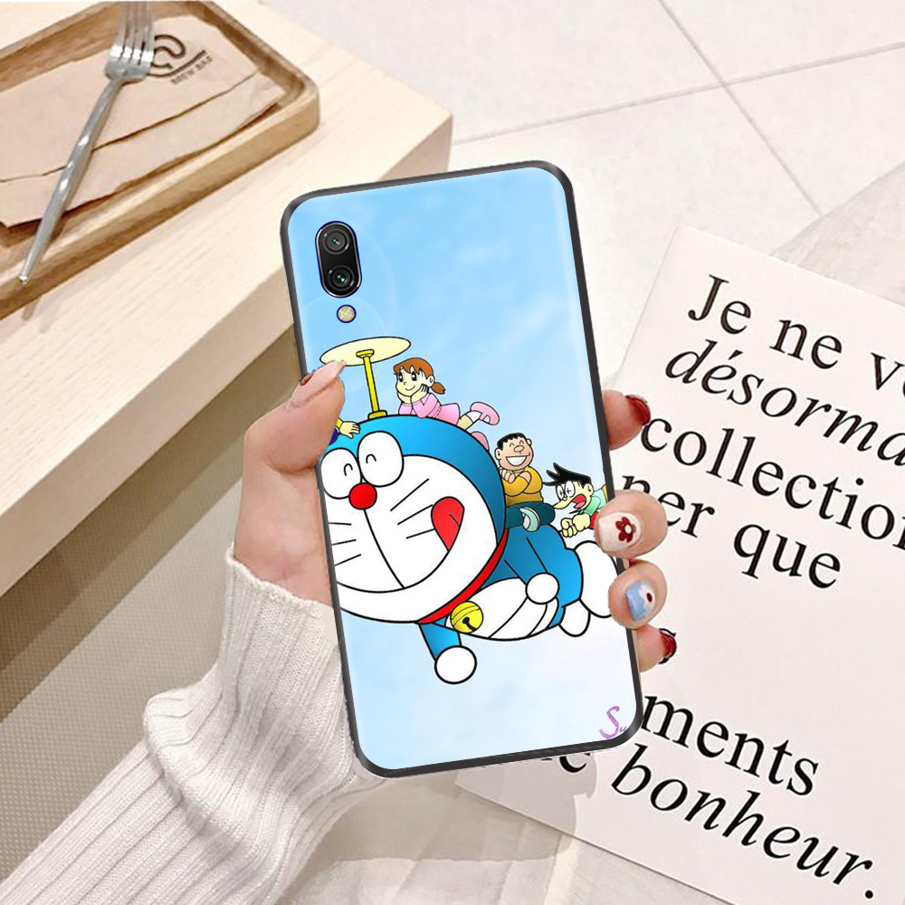 Ốp lưng điện thoại xiaomi redmi 5a / redmi 5 plus / redmi 6 / redmi 6a / redmi 7 viền dẻo tpu bst doremon phiêu lưu