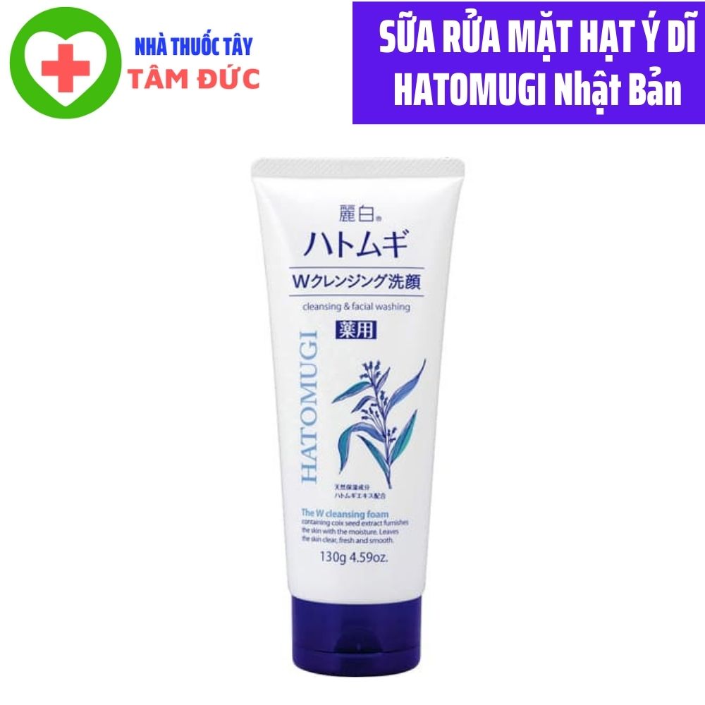 Sữa rửa mặt hạt ý dĩ hatomugi nhật bản 130g