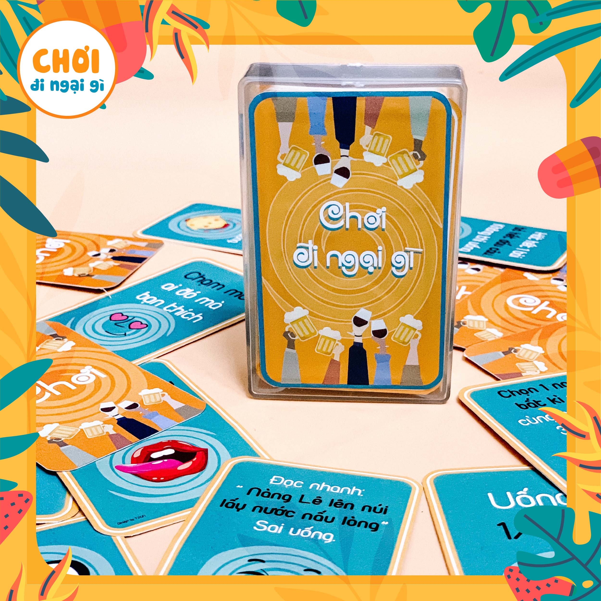 Bộ Bài "CHƠI" - 60 Lá Drinking game không thể thiếu trong các cuộc nhậu