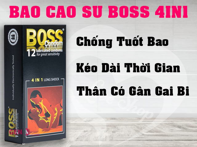 Bao cao su Boss 4in1