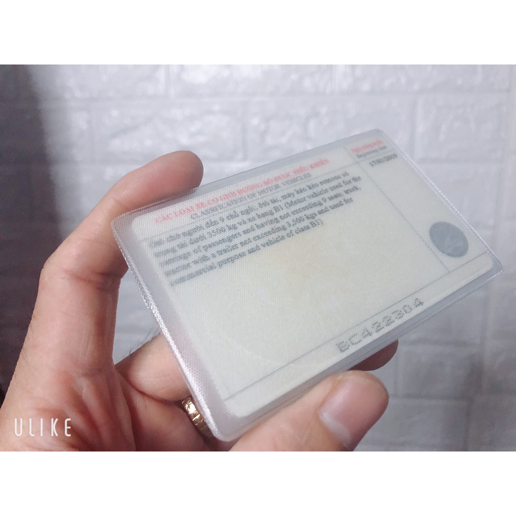 BÁN SỈ - 100 Cái túi đựng chứng minh nhân dân, bằng lái xe, căn cước công dân, cmnd, cmt, cccd, atm