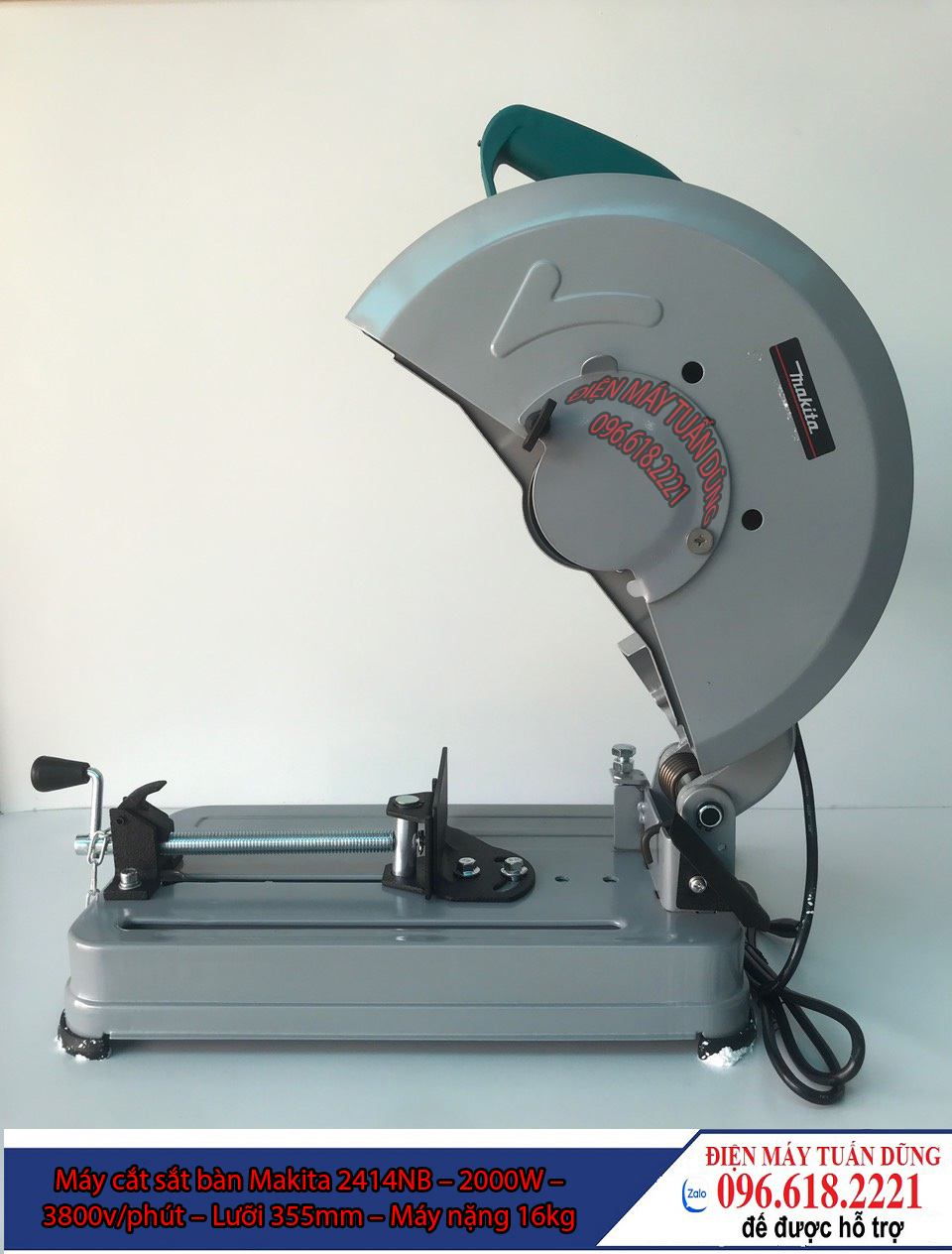 MÁY CẮT SẮT BÀN MAKITA CAO CẤP, CÔNG SUẤT 2000w - 2414NB GIÁ KHUYẾN MÃI