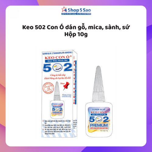 Hộp keo 502 Hiệu Con Ó nước keo đặc biệt siêu kết dính