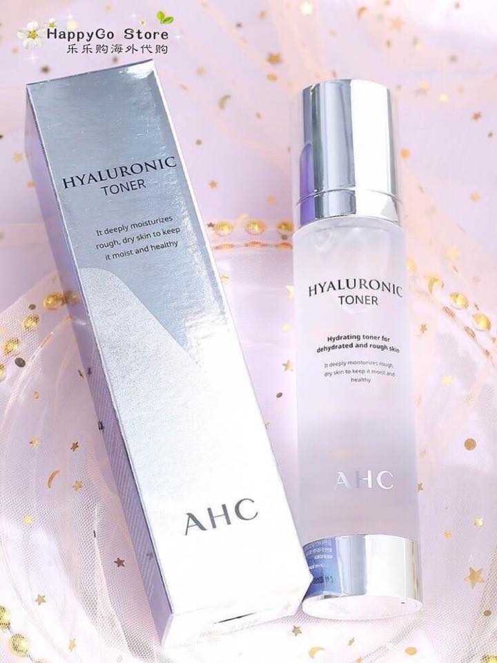 Nước hoa hồng cấp ẩm ahc hyaluronic toner 100ml - 10848