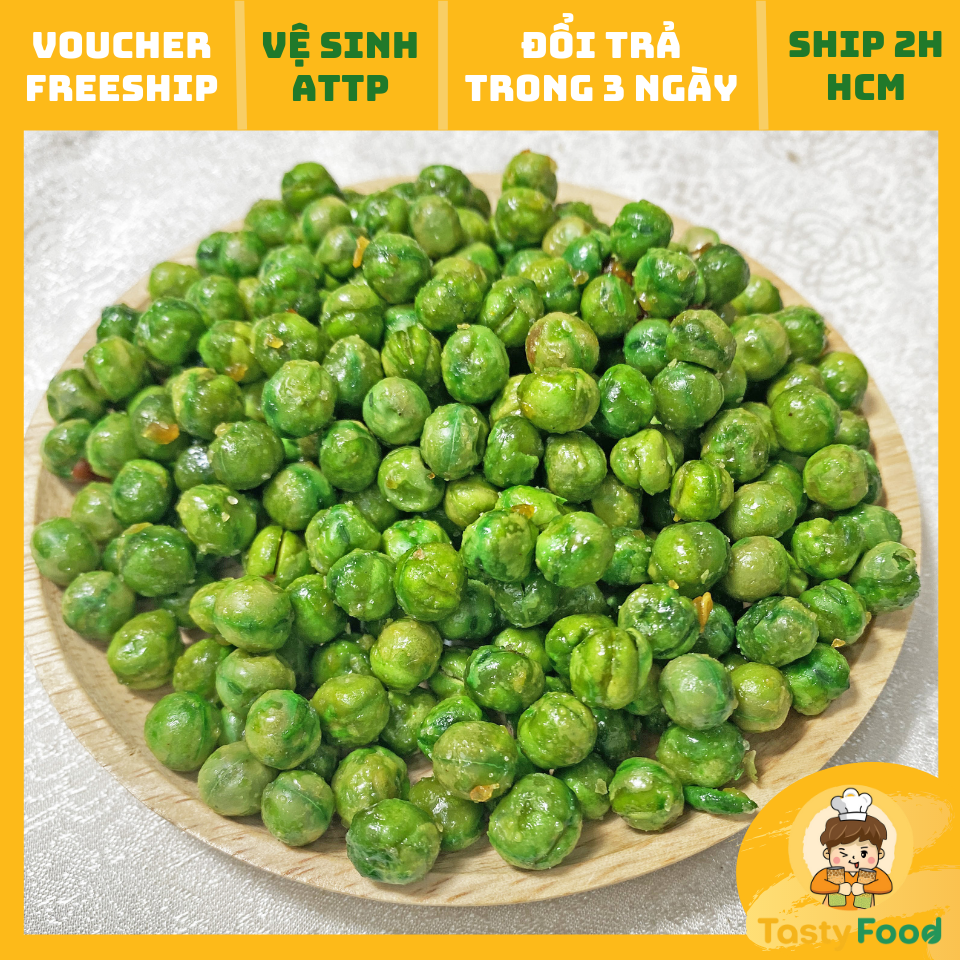 450g đậu hà lan tỏi ớt tatsy food | hàng chất lượng thượng hạng