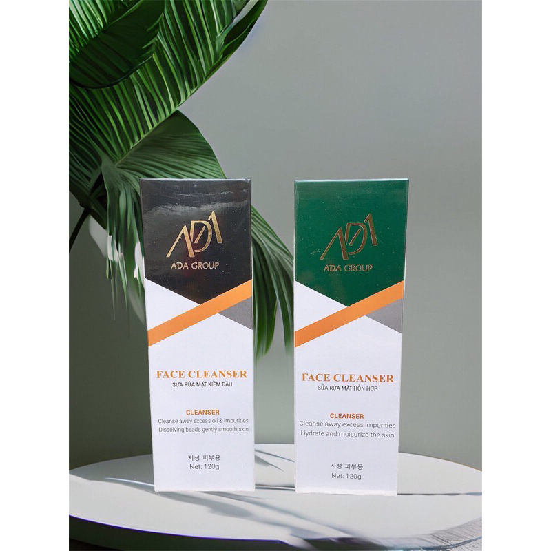 Sữa rửa mặt hỗn hợp & kiềm dầu ADA GROUP không bọt,dịu nhẹ,an toàn cho da 120g