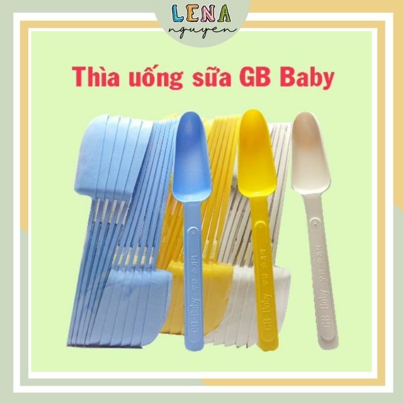 Muỗng xúc sữa gb baby💖💖 thìa uống sữa, ống bón sữa cho bé lười ăn