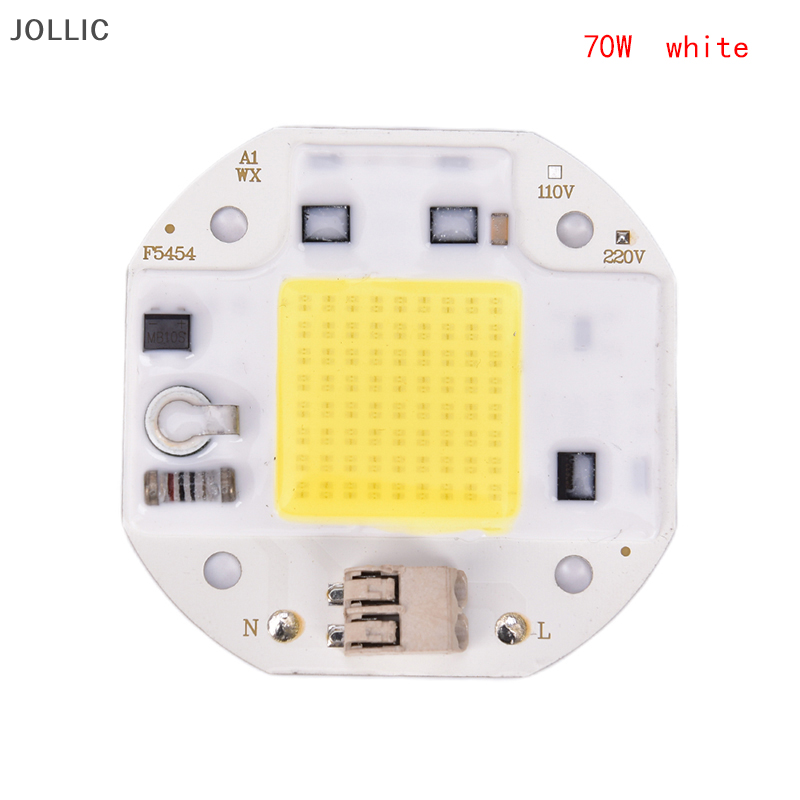 Jollic chip led cob 100w 70w 50w 220v cho đèn pha chiếu sáng đèn led hạt nhôm