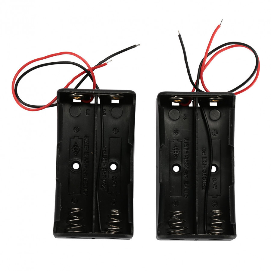 Hộp Pin 18650 2 CELL khay pin 18650 2 CELL kèm dây