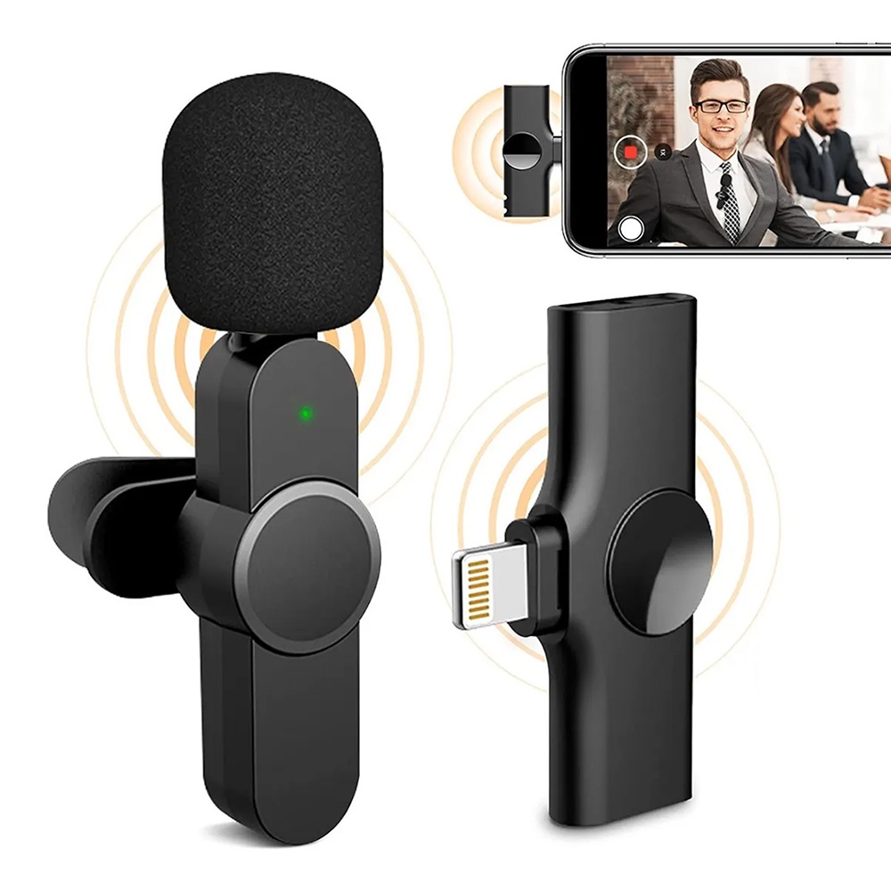 Micro không dây qkz k8 2.4g khử tiếng ồn 2 giao diện trong 1 cho iphone - mic thu âm quay clip các tiktoker / tiktok kol hay dùng, micro thu âm cài áo không dây - micro cài áo cho điện thoại k8, micro bắt nhạy có khả năng chống rú t
