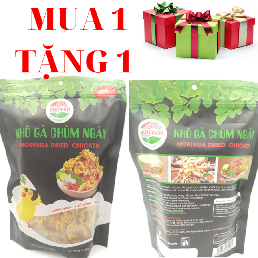 Khô gà, Khô gà chùm ngây 200g , khô gà tươi, khô gà thơm ngon , khô gà dòn tan, khô gà mềm, khô gà sạch, khô gà VSATTP
