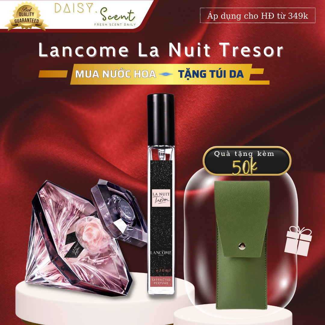 Nước hoa chiết chính hãng nữ 𝑳𝒂𝒏𝒄𝒐𝒎𝒆 𝑻𝒓𝒆𝒔𝒐𝒓 𝑳𝒂 𝑵𝒖𝒊𝒕 𝑬𝑫𝑷- daisy.scent perfume