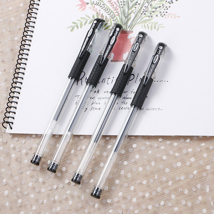 Combo 5 bút bi mực đen nhiều màu