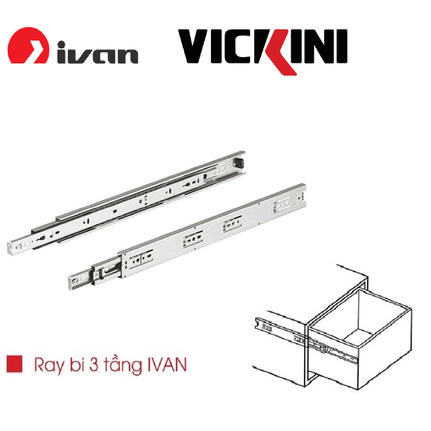 Ray bi 3 tầng ivan-vickini
