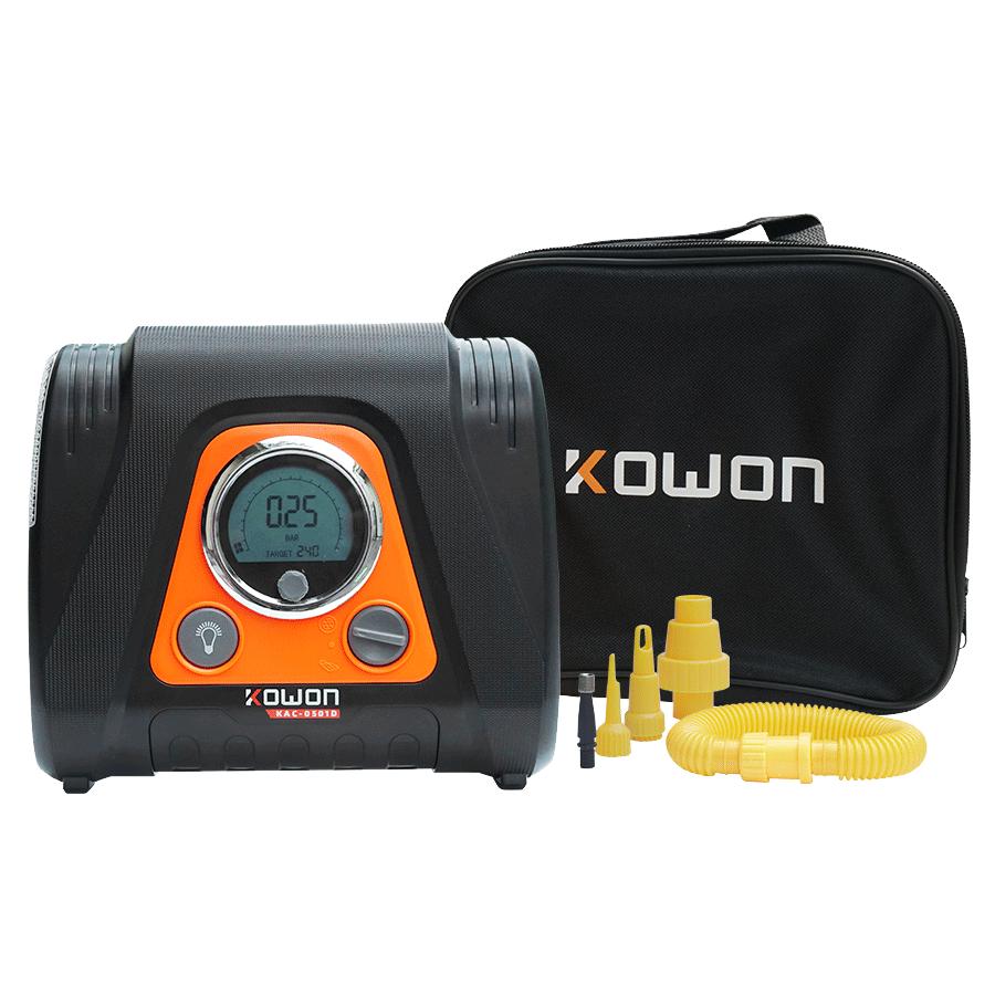 Máy bơm lốp ô tô Kowon chạy pin thông minh