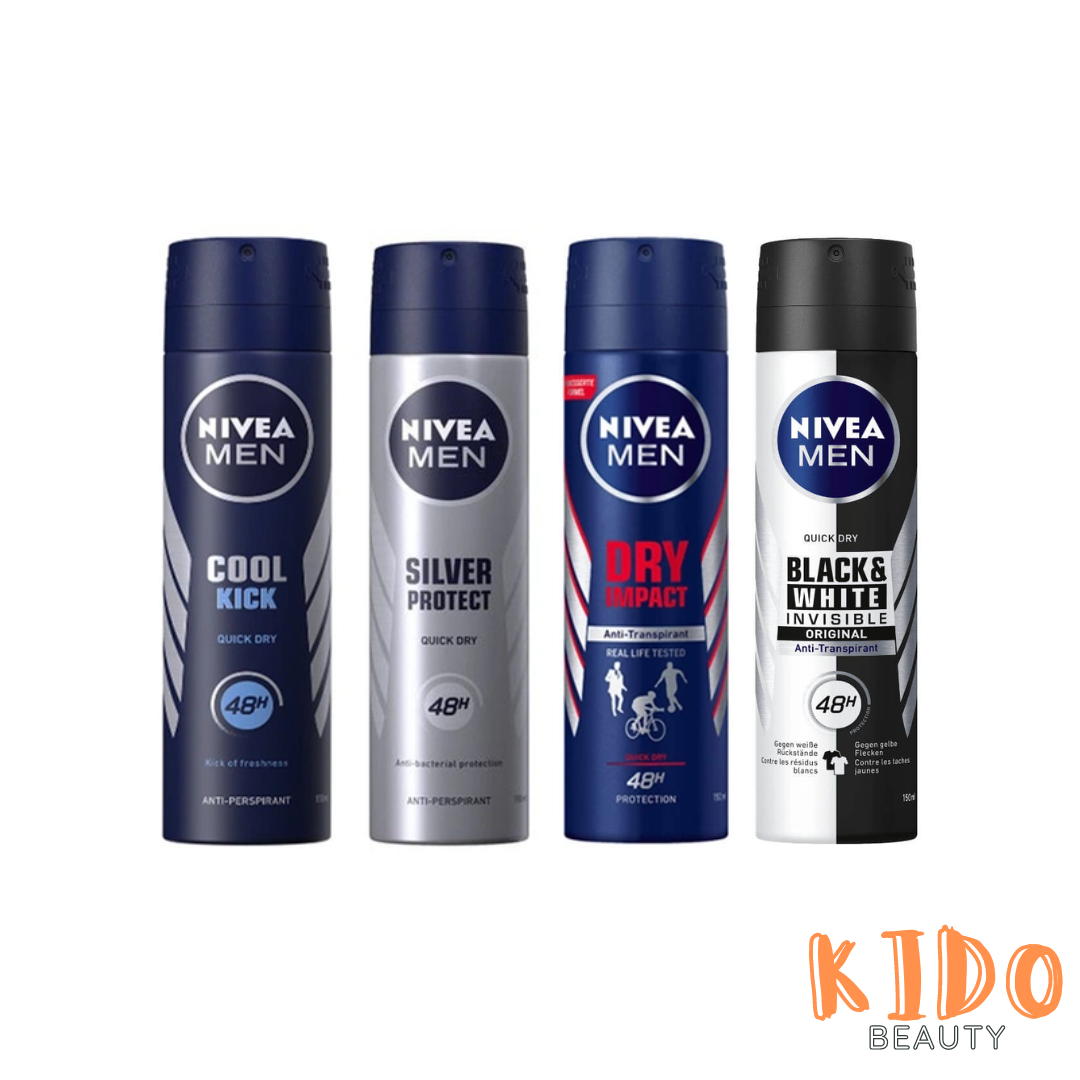 Xịt khử mùi cho nam nivea men anti-perspirant 150ml