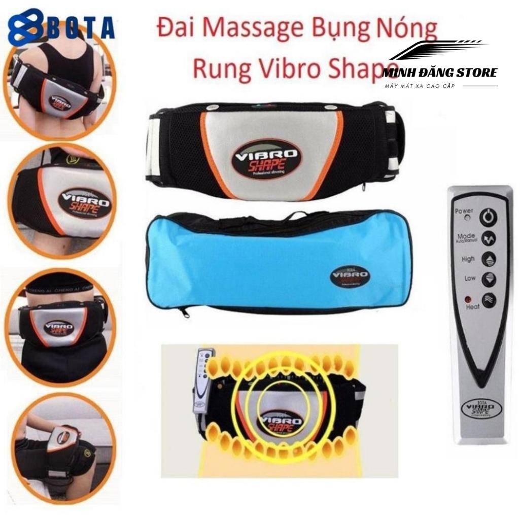 Đai massage giảm mỡ bụng VIBRO cao cấp, Máy massage cầm tay rung nóng giảm mỡ bụng VIBRO-Đánh tan mỡ bụng siêu nhanh ,