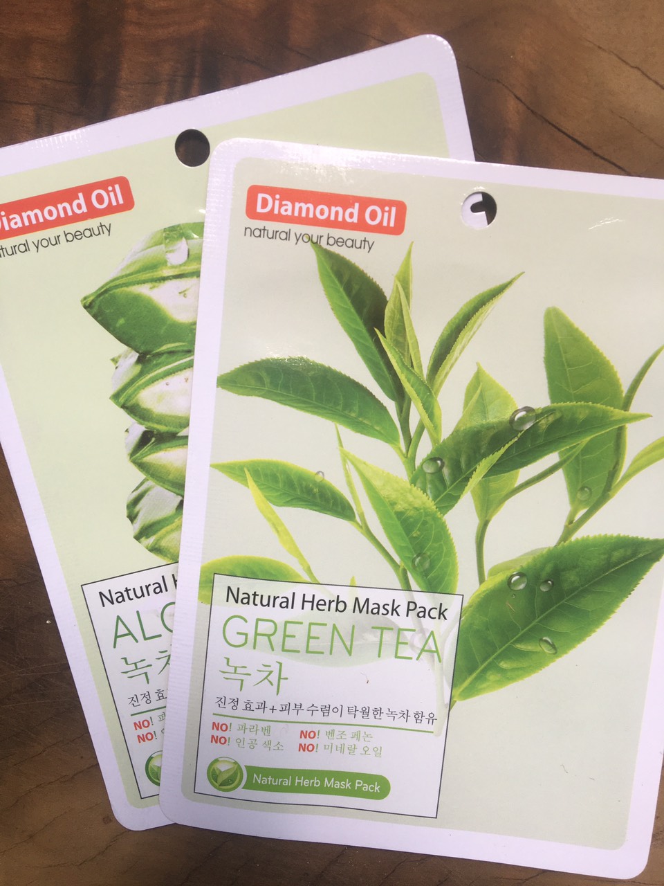 [HCM]COMBO 10 gói Đắp Mặt Nạ Mặt Nạ Giấy Trắng Da Diamond Oil Trà Xanh Dưỡng Ẩm Hết Mụn hàng chính hãng - Gía dùng thử