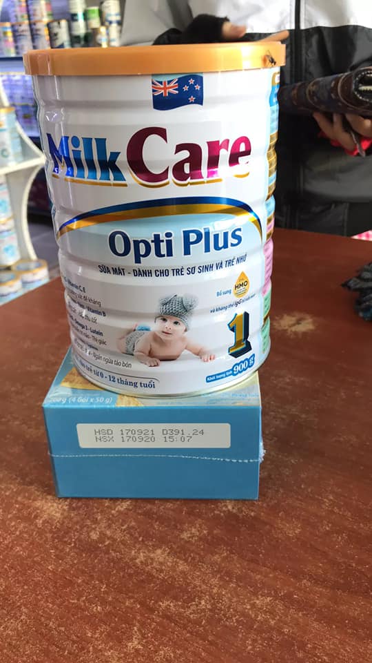 Sữa bột milkcare opti plus 1 900g - dành cho trẻ từ 0 - 12 tháng tuổi
