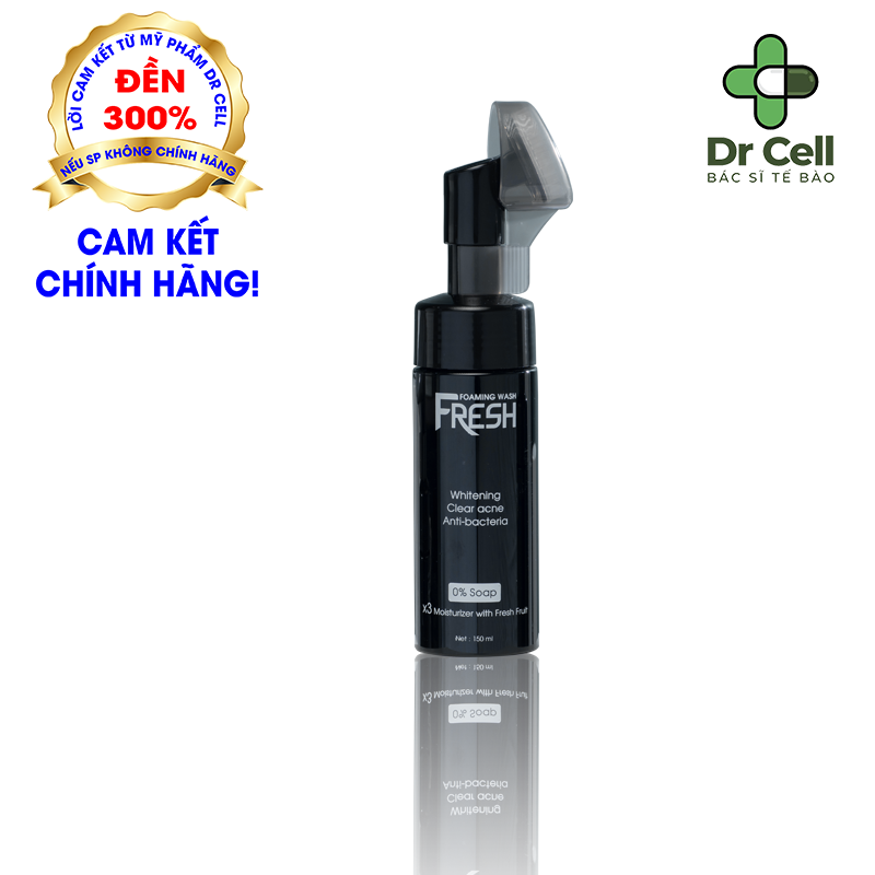 Sữa rửa mặt foaming wash fresh dr cell 150ml sạch sâu ngừa mụn