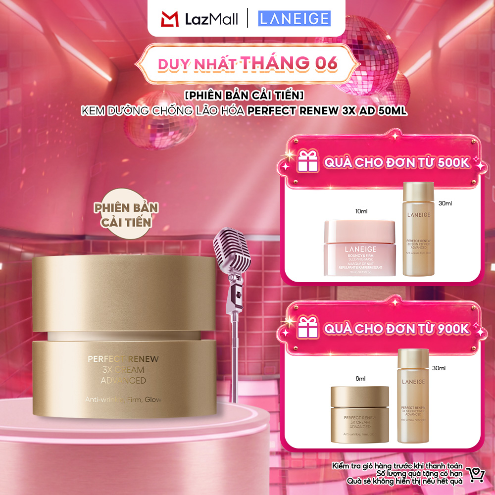 Kem Dưỡng Chống Lão Hóa và Săn Chắc Da Laneige Perfect Renew 3X Cream 50ML