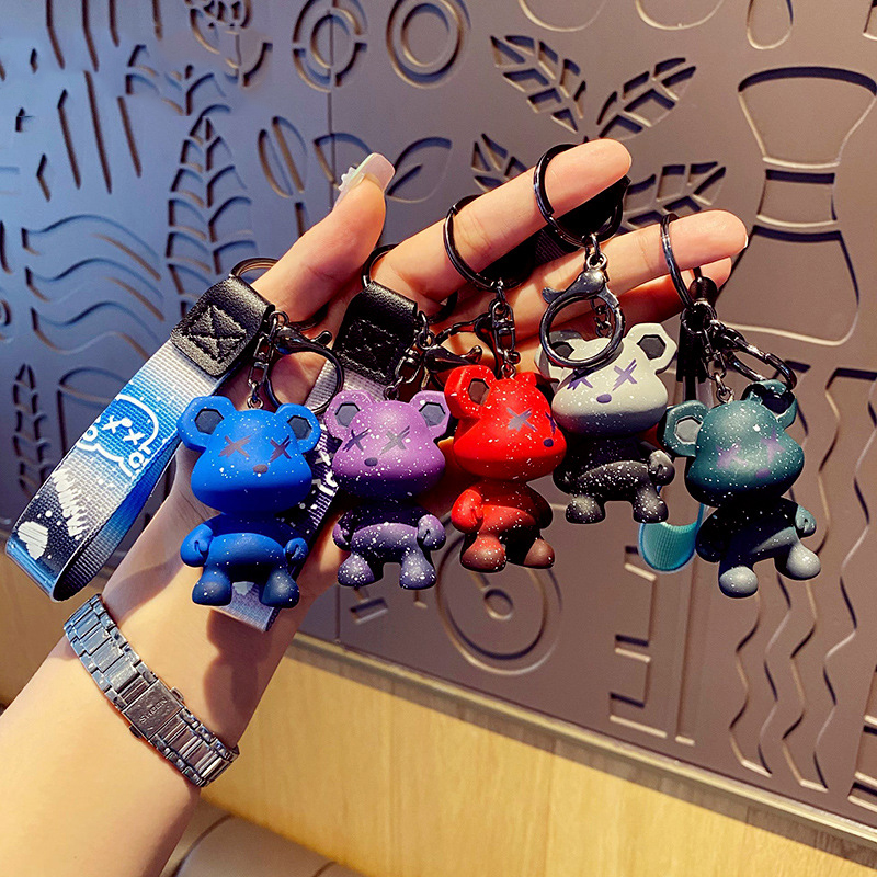 Móc khóa Mickey x Kaws cute dùng móc cặp, balo, túi xách