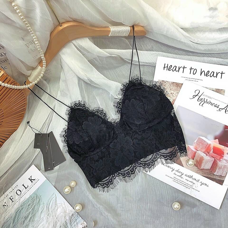 [HCM]bra nữ hai dây ren quyến rũ có thể phối mặc vest - sơ mi  -áo ngực nữ m00435