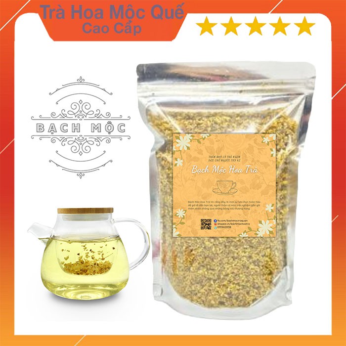Trà hoa mộc quế thượng hạng gói 50g - bạch mộc trà quán