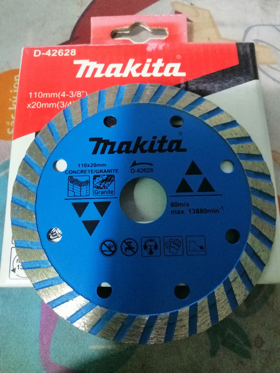 Lưỡi cắt gạch makita đa năng 110mm - d42628